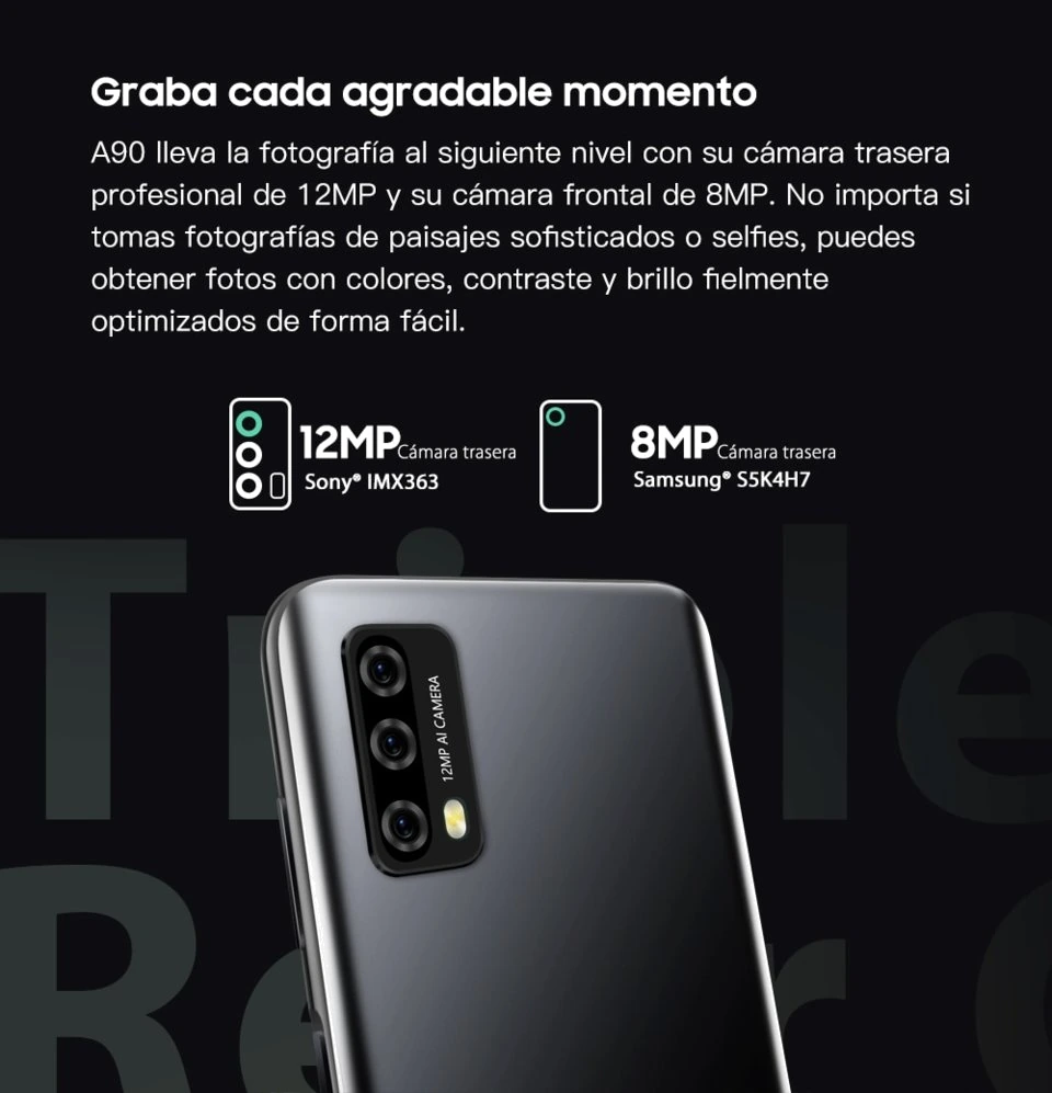 Blackview A90 — Detalle del Módulo de Cámaras