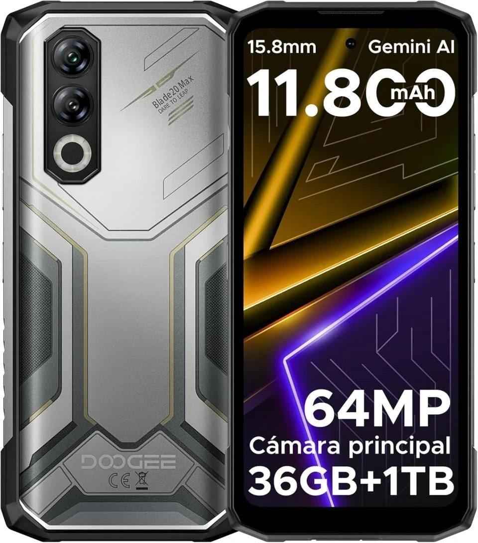Doogee Blade 20 Max — Vista Trasera Oficial