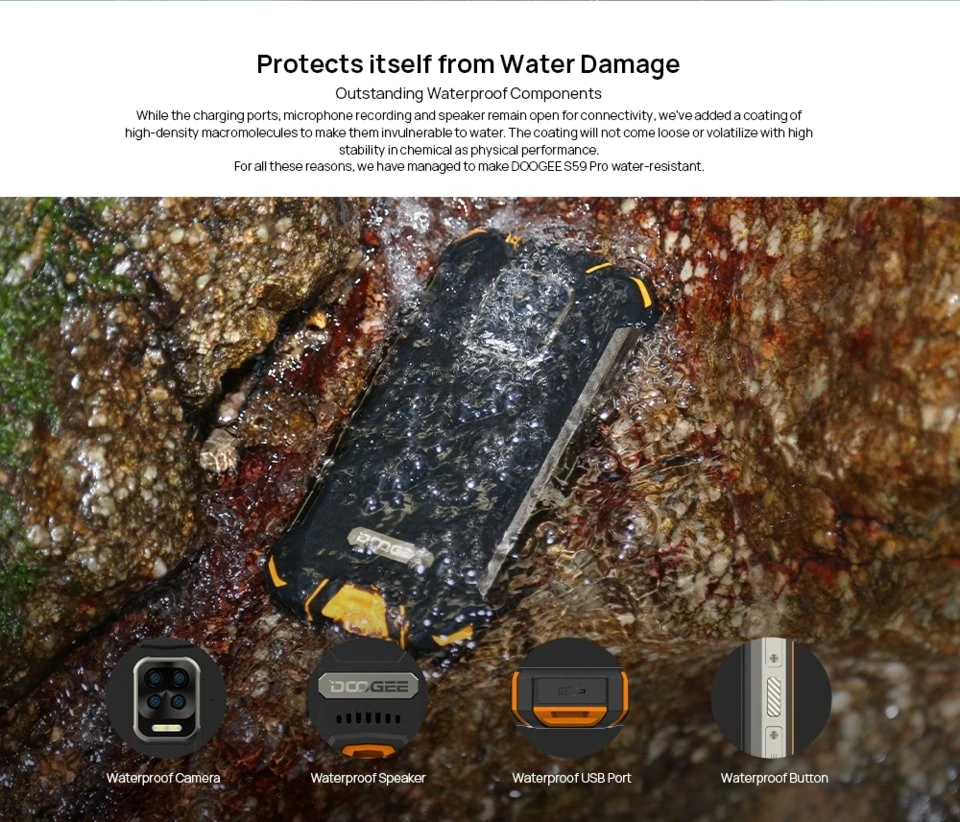 Doogee S59 — Detalle del Módulo de Cámaras