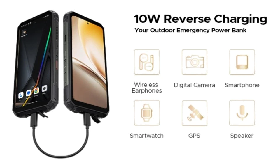 Doogee V Max Play — Perfil Lateral y Chasis
