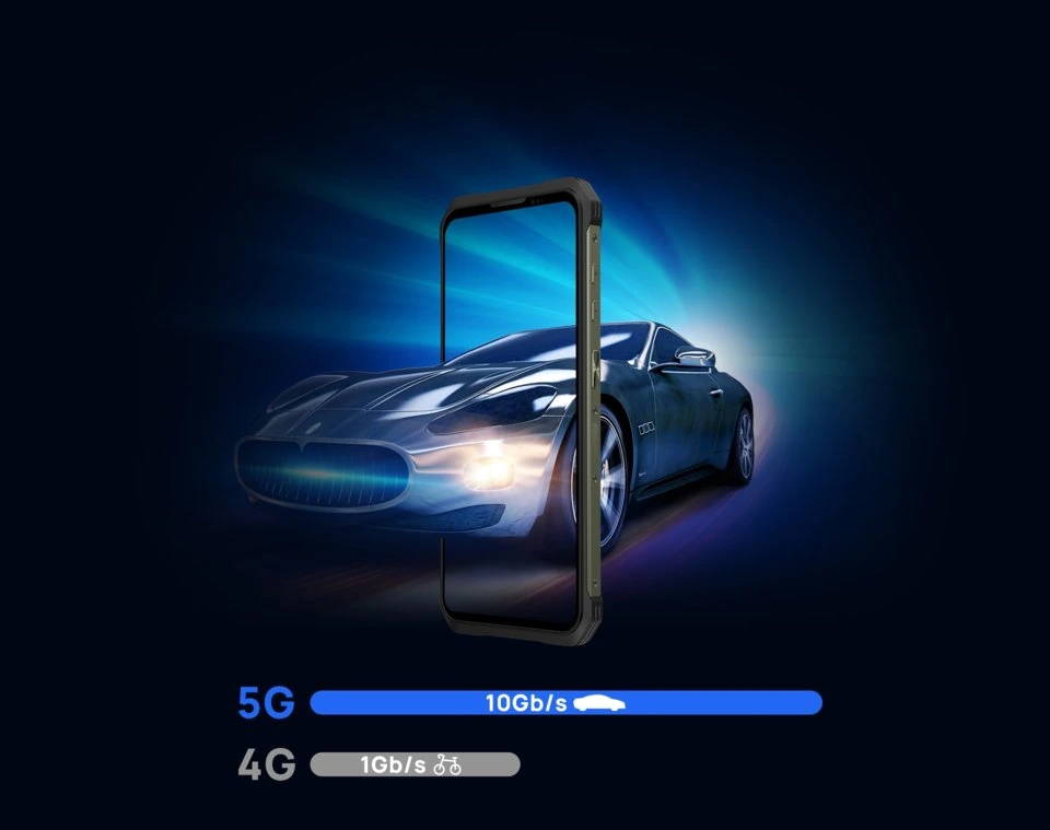 Doogee V10 — Perfil Lateral y Chasis