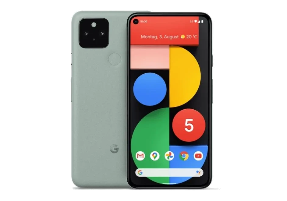 Google Pixel 5 — Vista Trasera Oficial