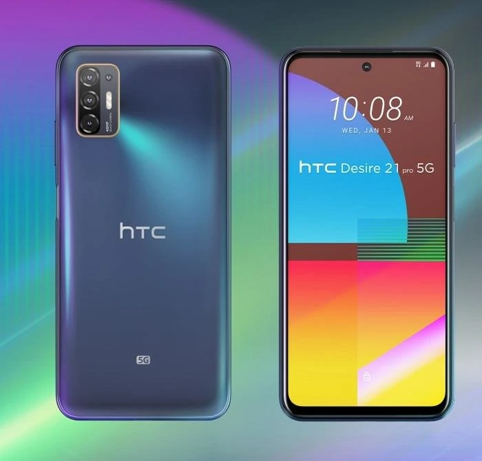 HTC Desire 21 Pro 5G — Vista Trasera Oficial