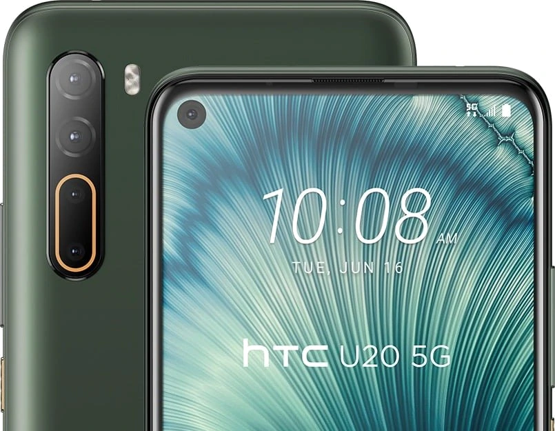 HTC U20 5G — Vista Trasera Oficial