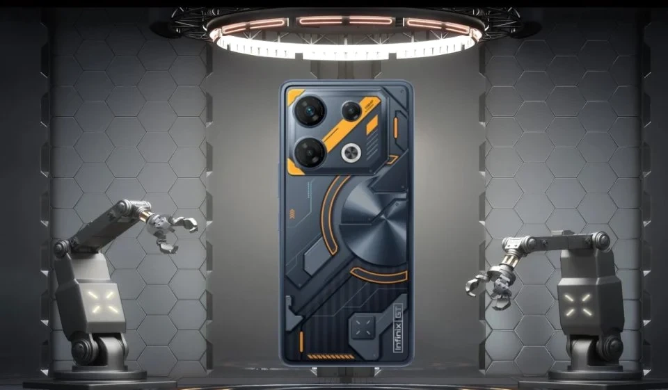 Infinix GT 10 Pro — Perfil Lateral y Chasis