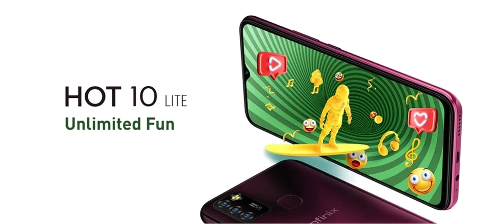 Infinix Hot 10 Lite — Perfil Lateral y Chasis
