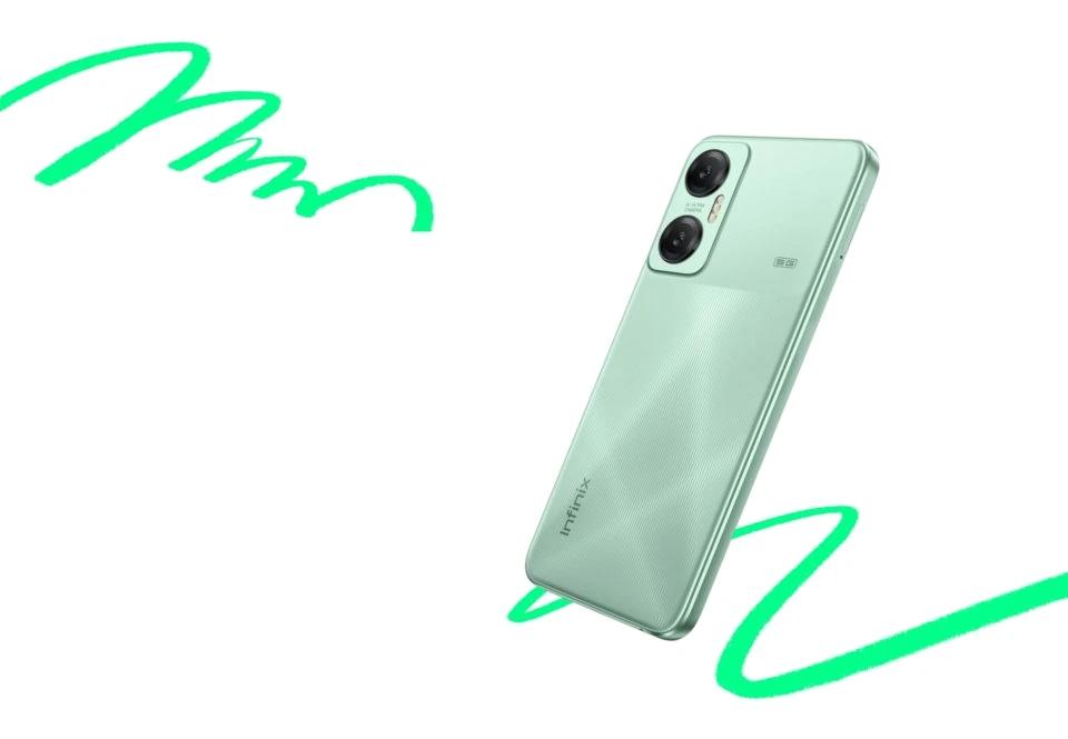 Infinix Hot 20 5G — Acabado Oficial