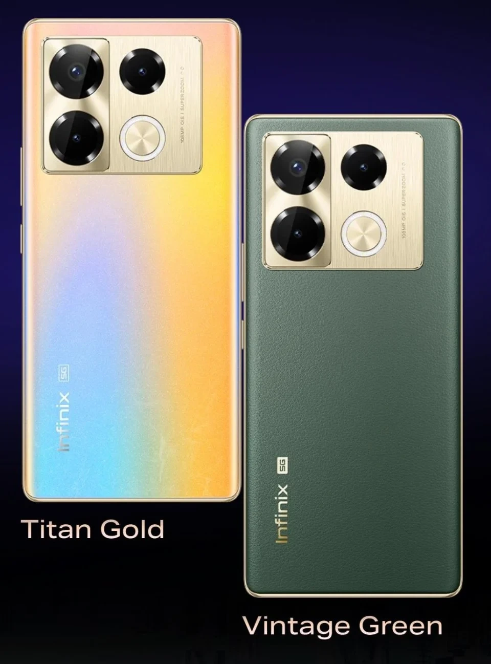 Infinix Note 40 Pro 5G — Acabado Oficial