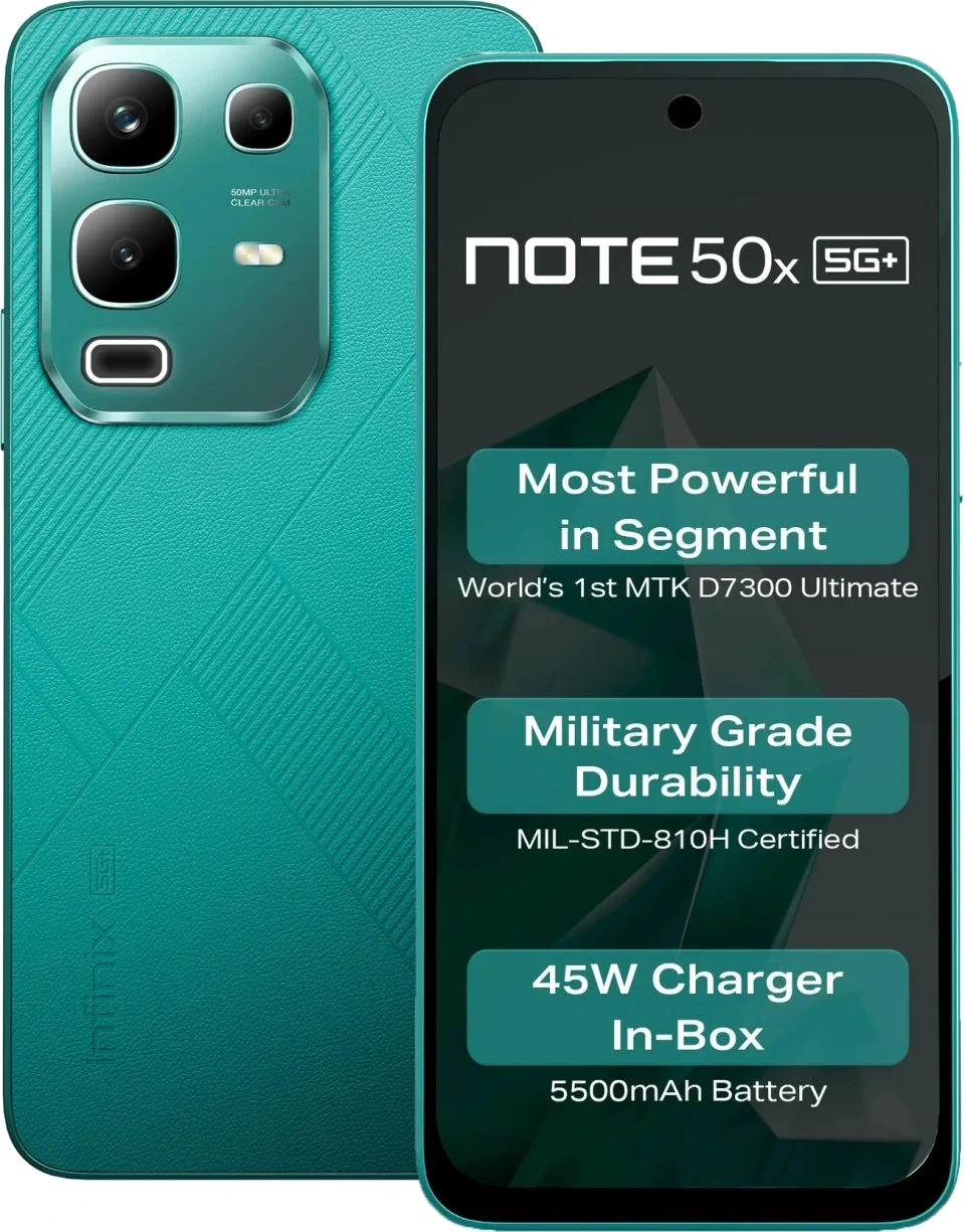 Infinix Note 50x 5G — Perfil Lateral y Chasis