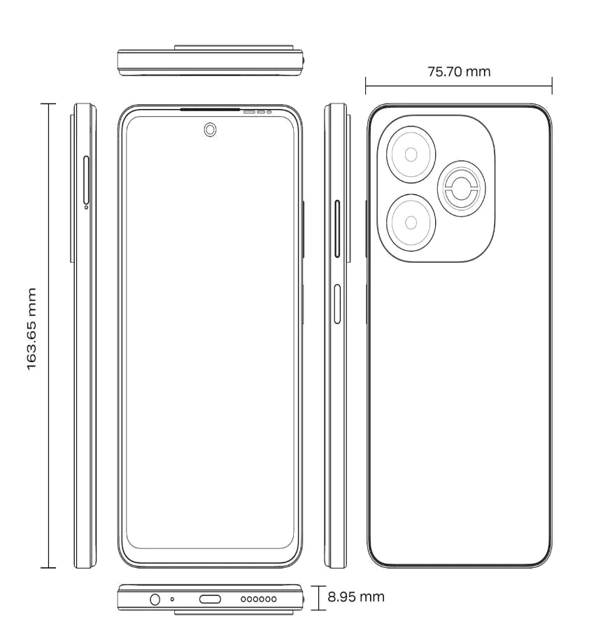 Infinix Smart 8 Plus — Perspectiva de Estudio