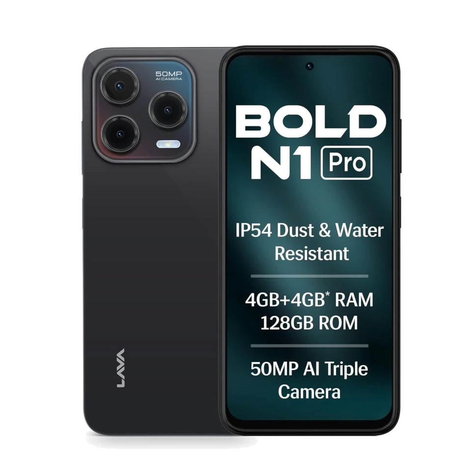 Lava Bold N1 Pro — Vista Trasera Oficial