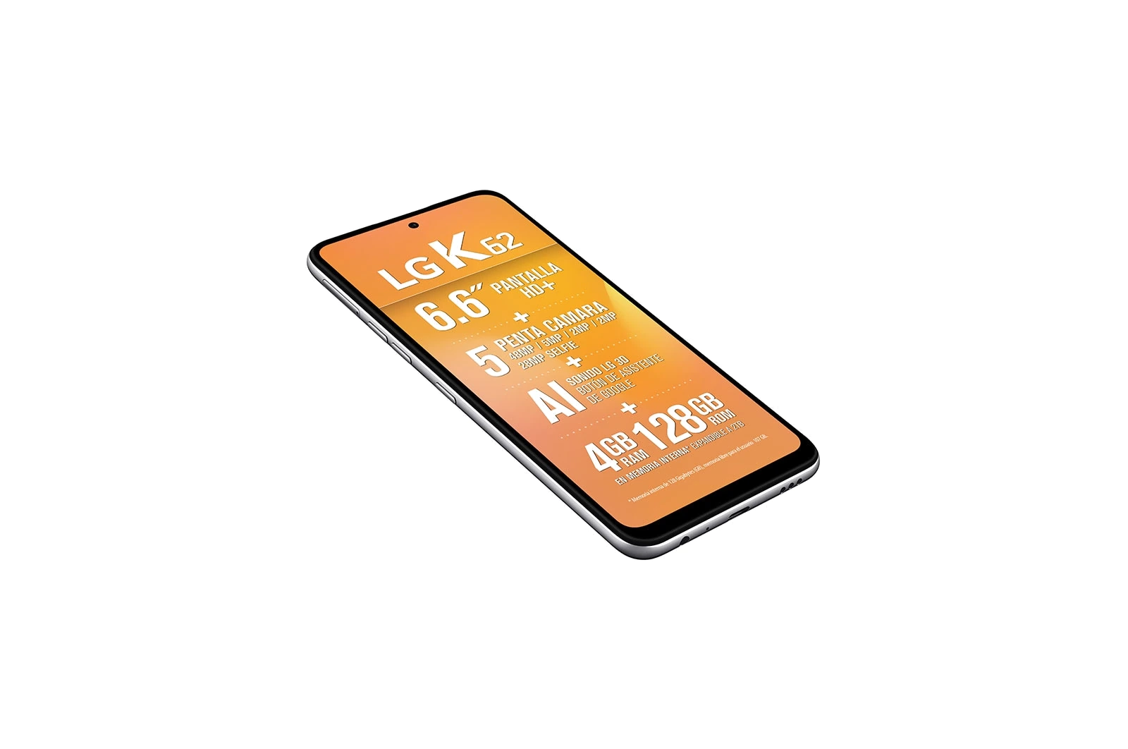 LG K62 — Vista en Perspectiva