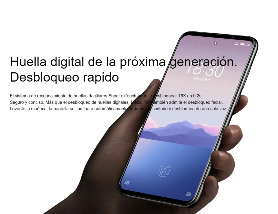 Meizu 16Xs — Perfil Lateral y Chasis
