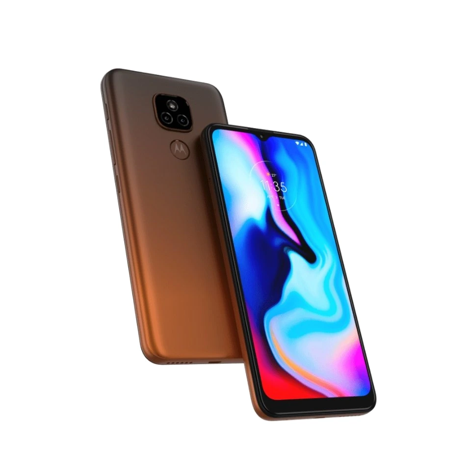 Motorola Moto E7 Plus — Vista Trasera Oficial