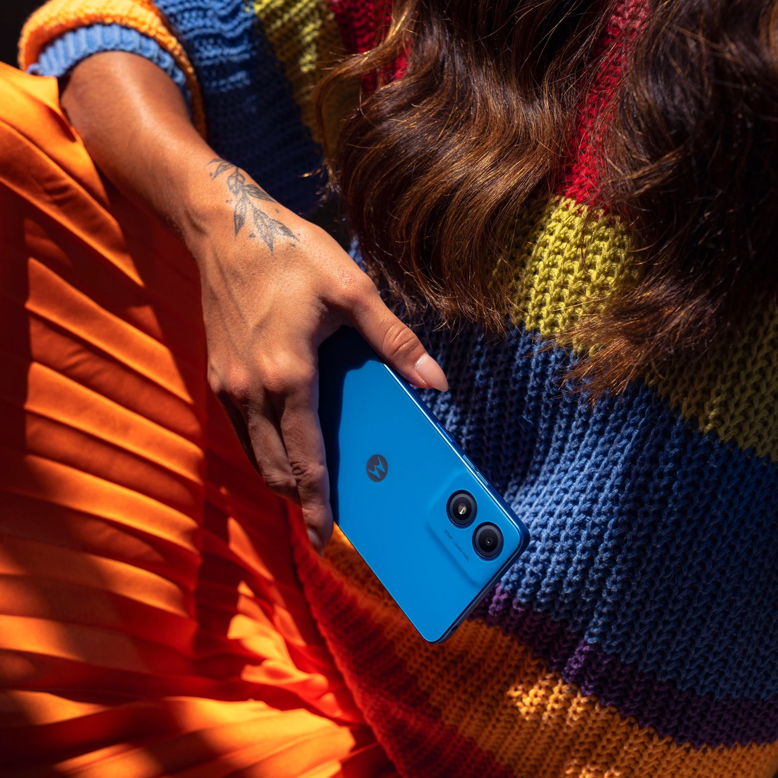Motorola Moto G04s — Vista en Perspectiva