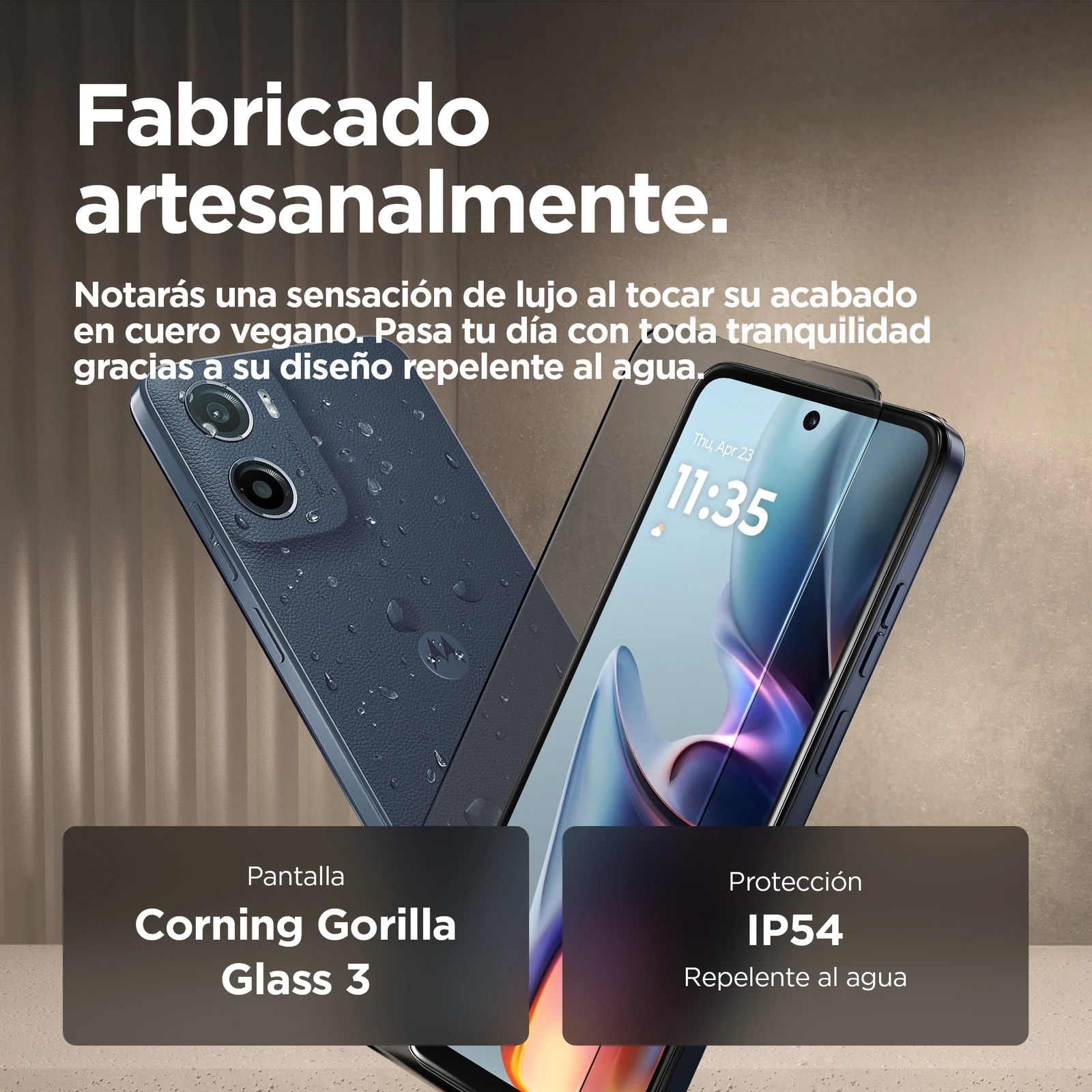 Motorola Moto G05 — Vista en Perspectiva