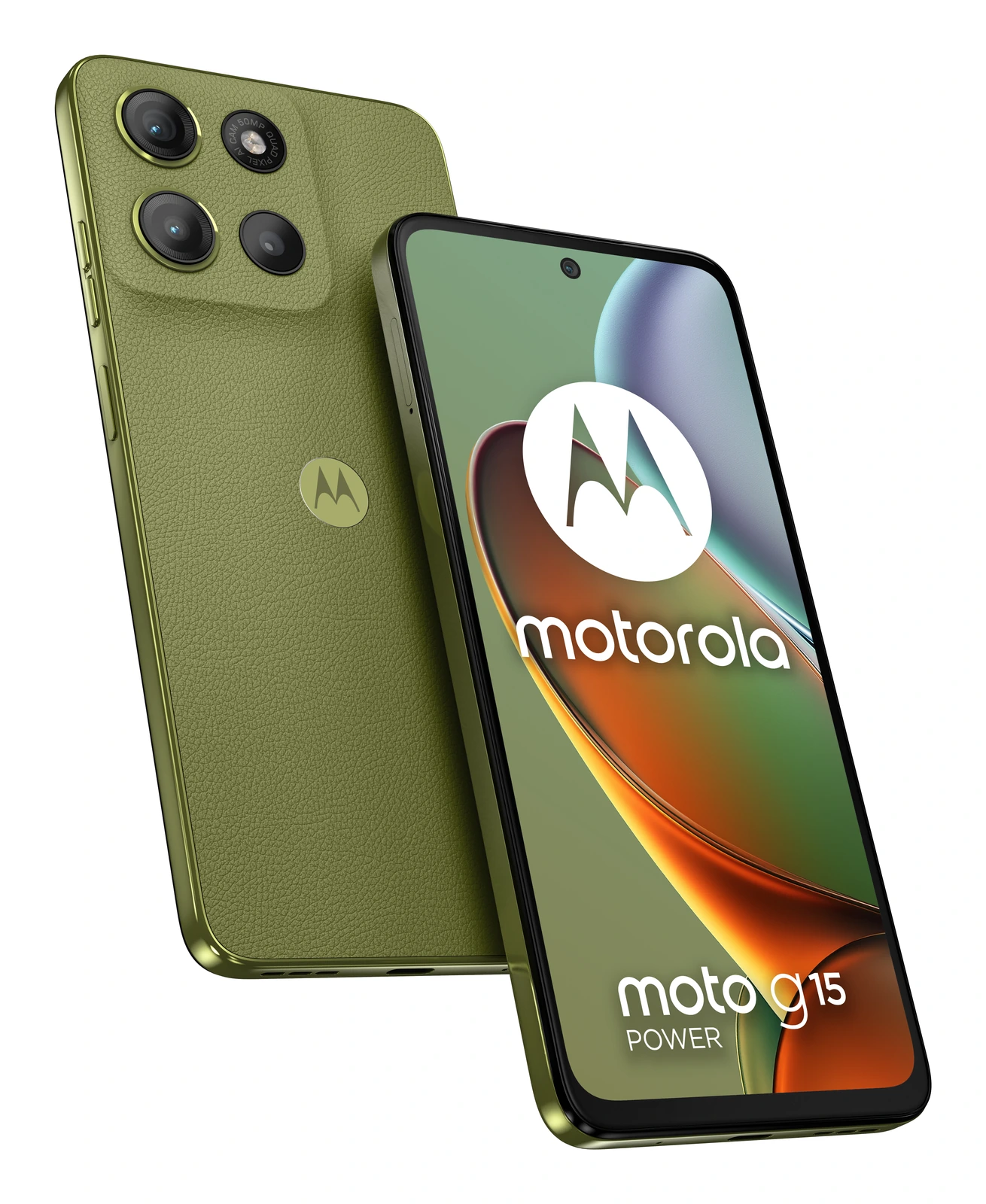 Motorola Moto G15 Power — Vista en Perspectiva