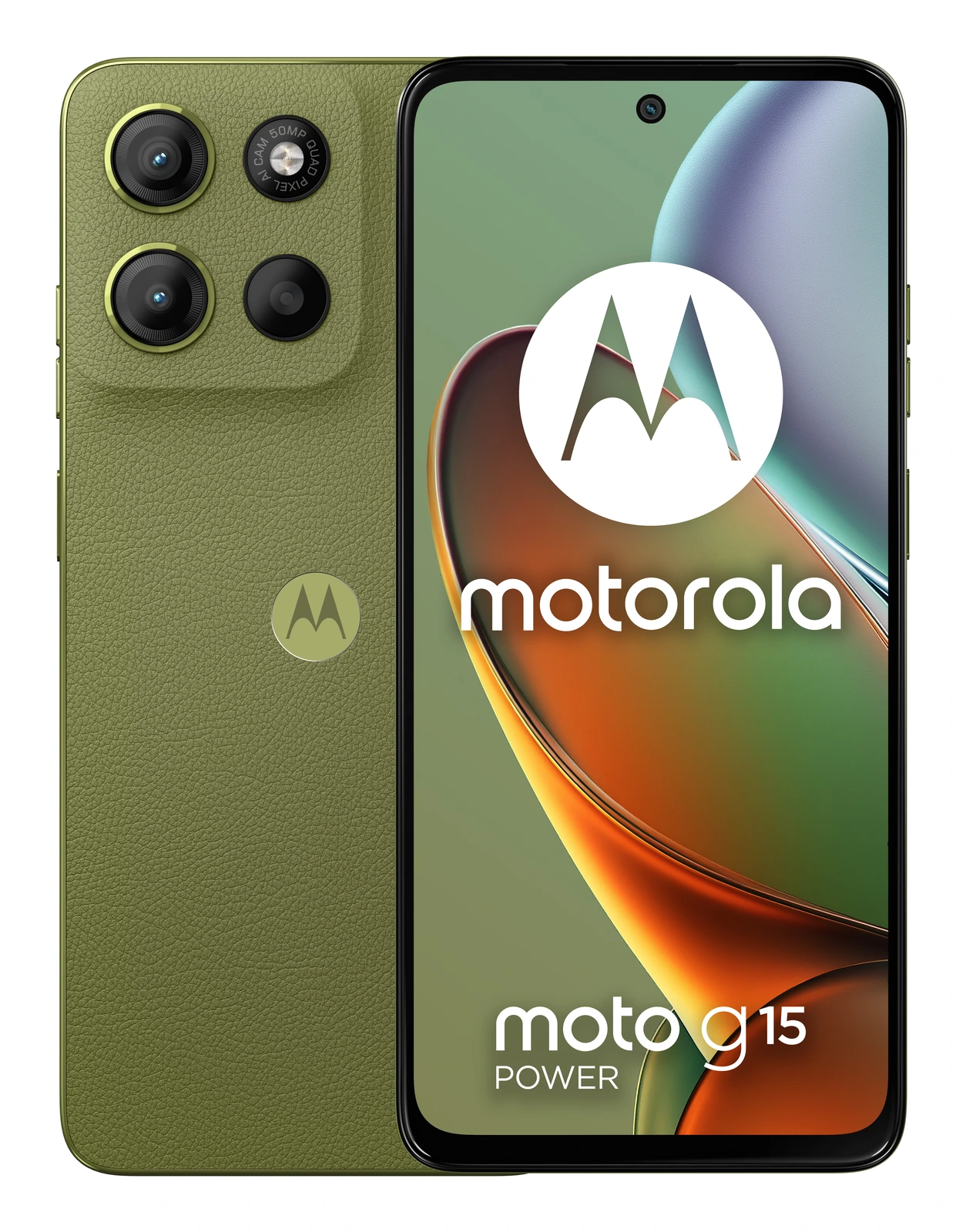 Motorola Moto G15 Power — Vista en Perspectiva