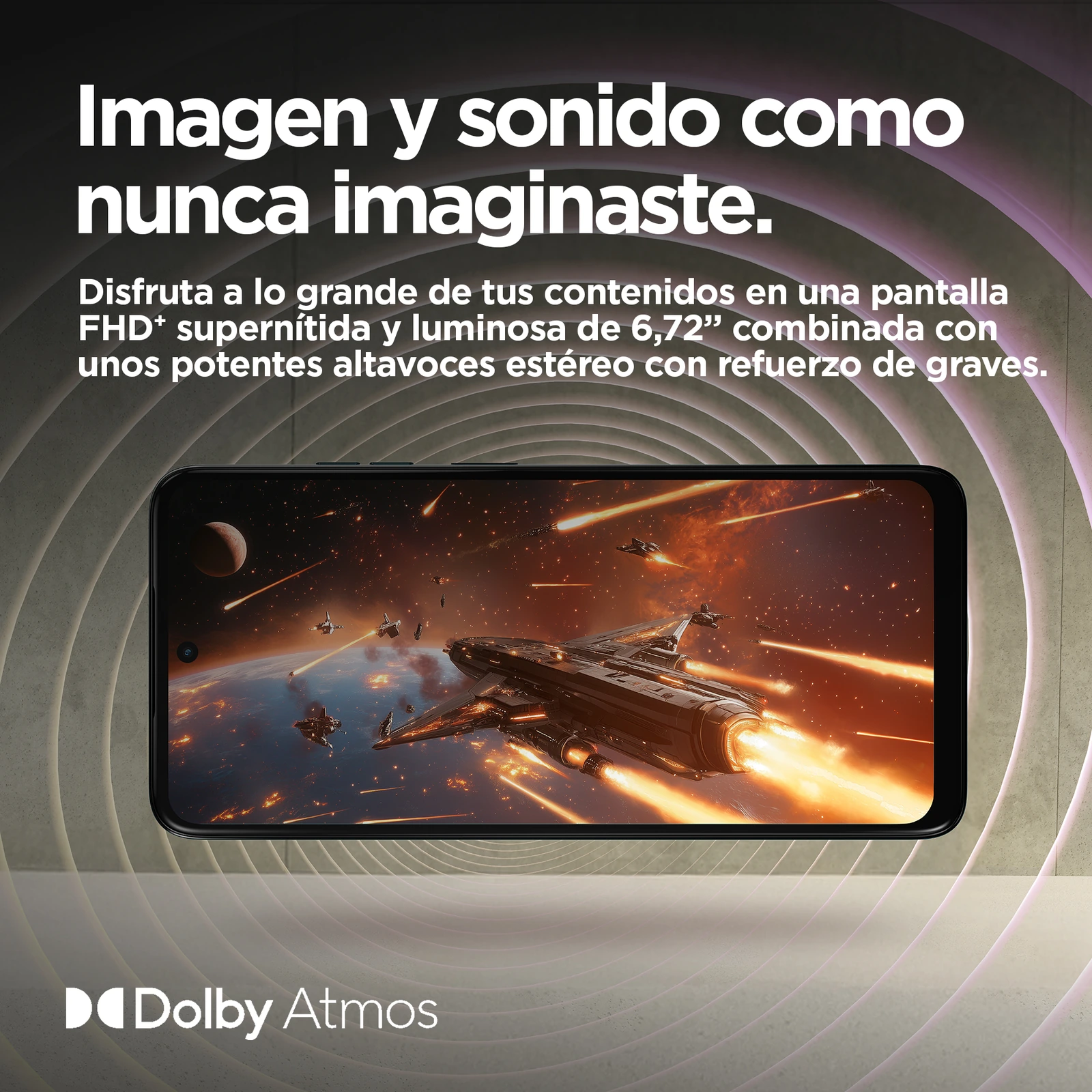 Motorola Moto G15 — Vista en Perspectiva