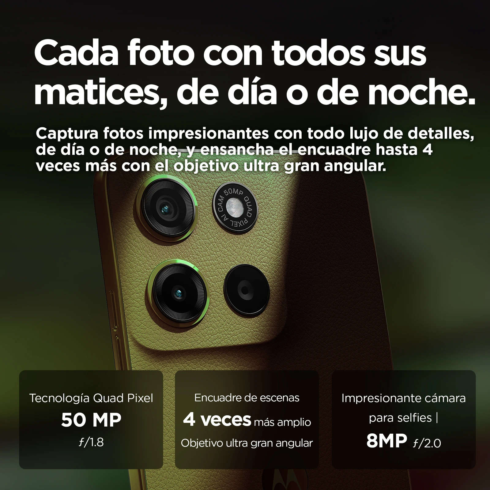 Motorola Moto G15 — Vista en Perspectiva