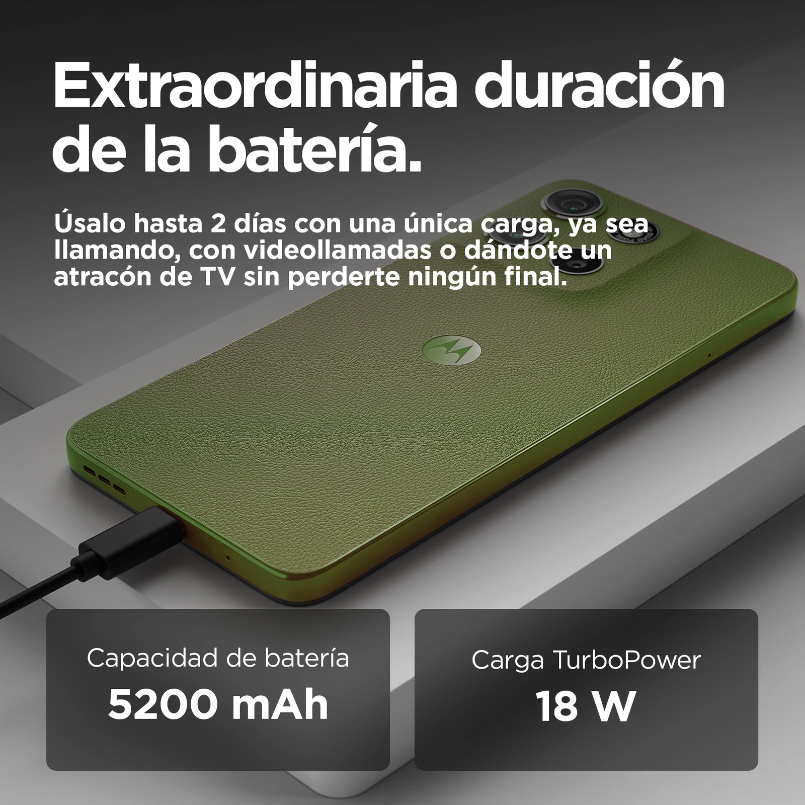 Motorola Moto G15 — Vista en Perspectiva