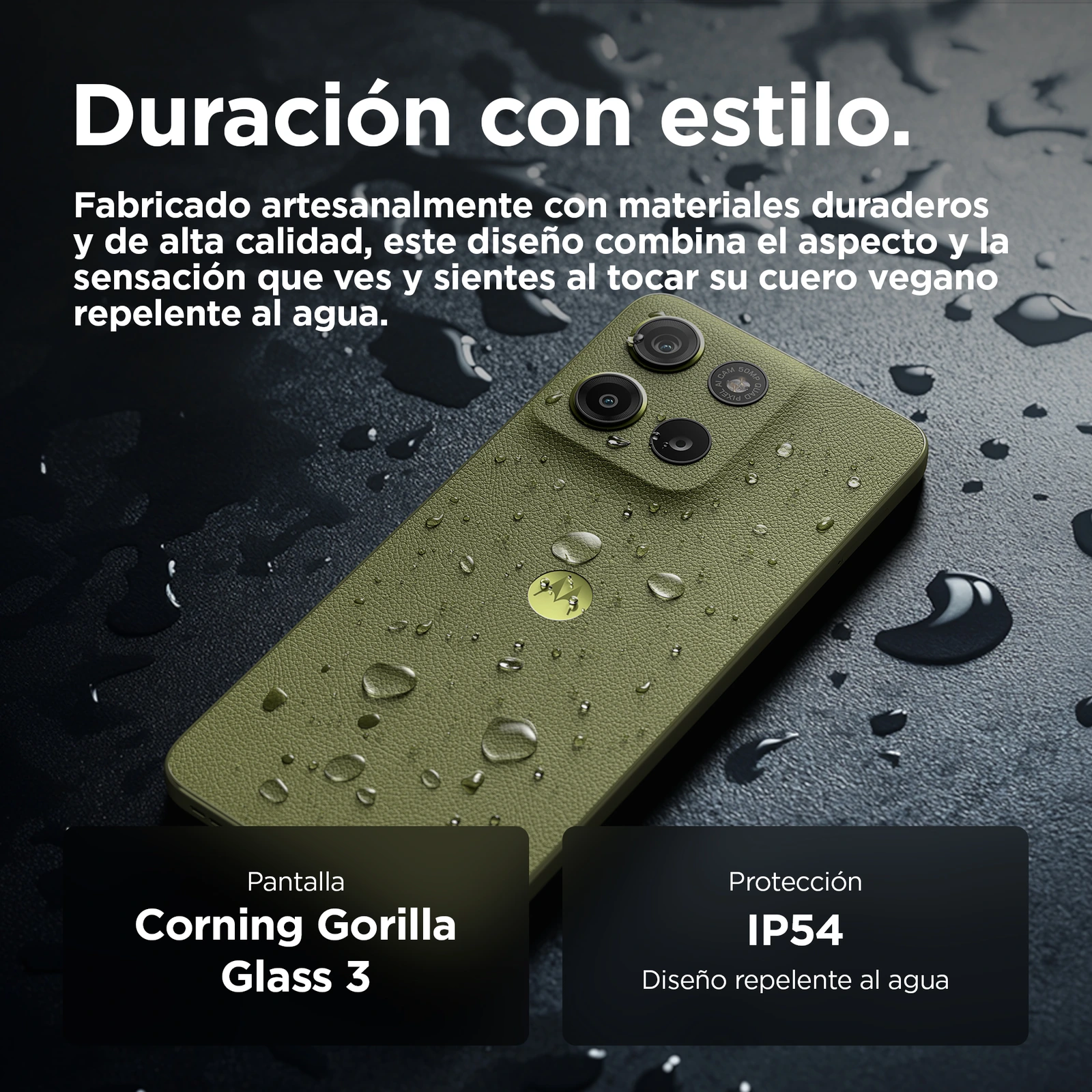 Motorola Moto G15 — Vista en Perspectiva