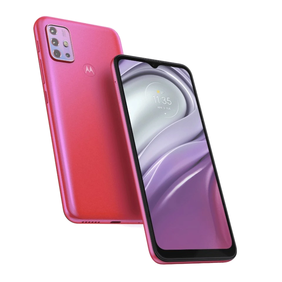 Motorola Moto G20 — Perfil Lateral y Chasis