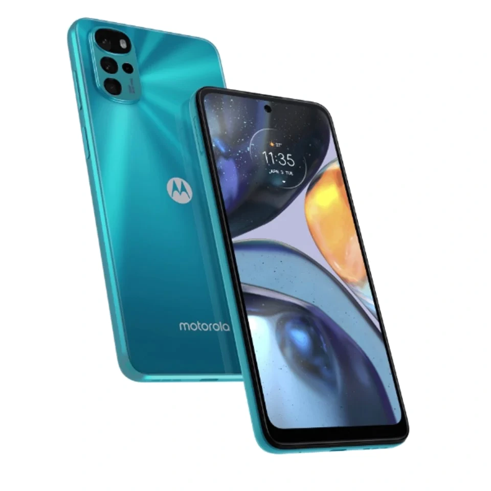 Motorola Moto G22 — Perspectiva de Estudio