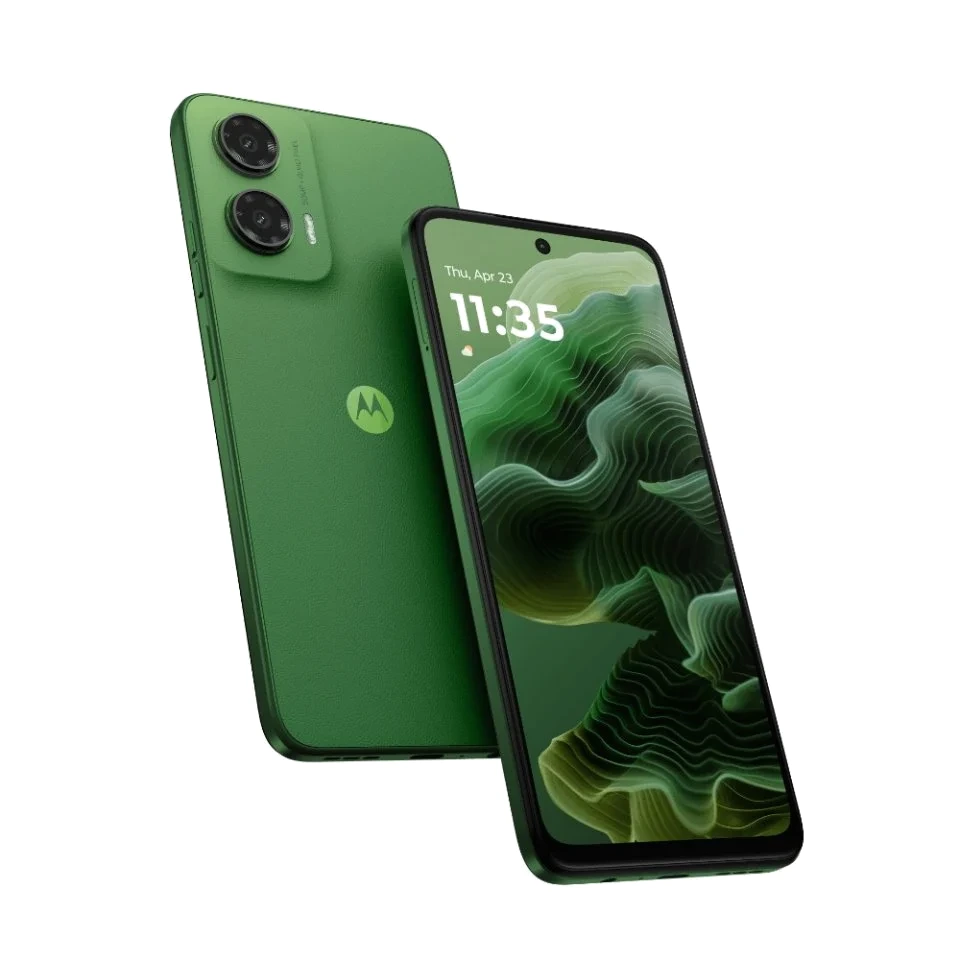 Motorola Moto G35 — Perspectiva de Estudio