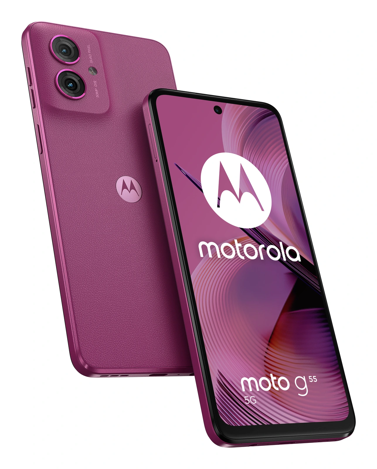 Motorola Moto G55 — Vista en Perspectiva
