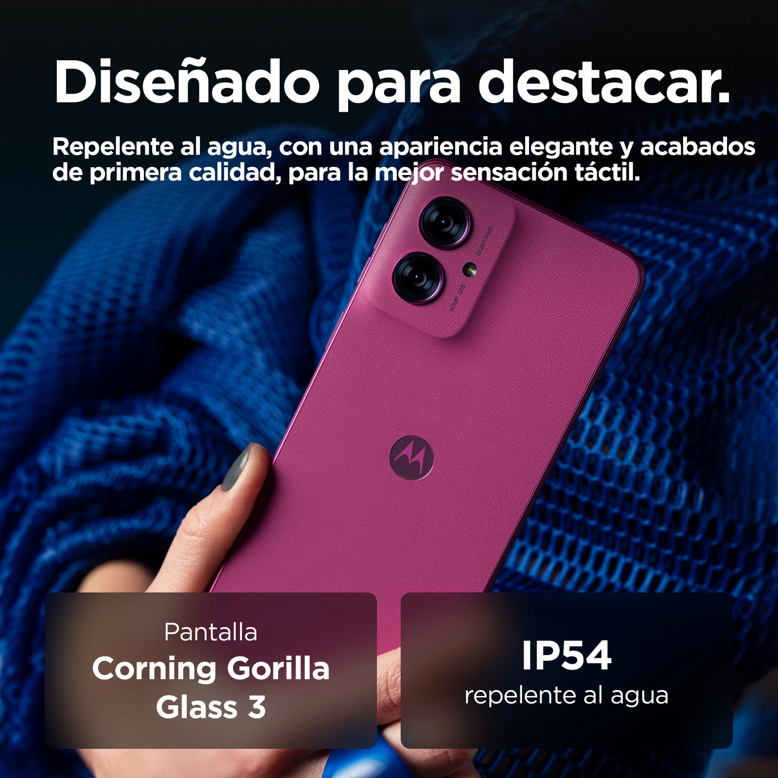 Motorola Moto G55 — Vista en Perspectiva