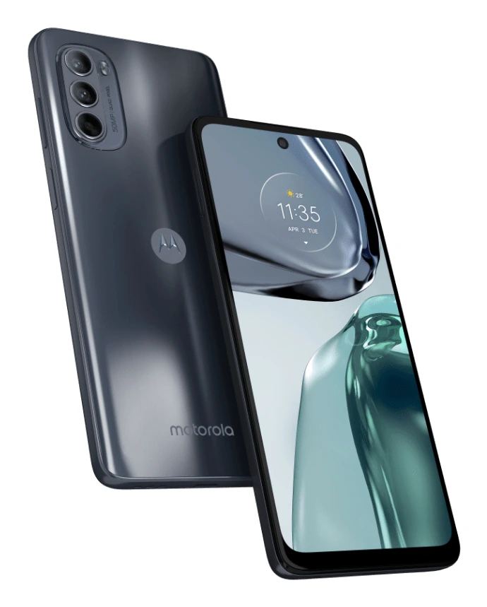 Motorola Moto G62 5G — Vista en Perspectiva