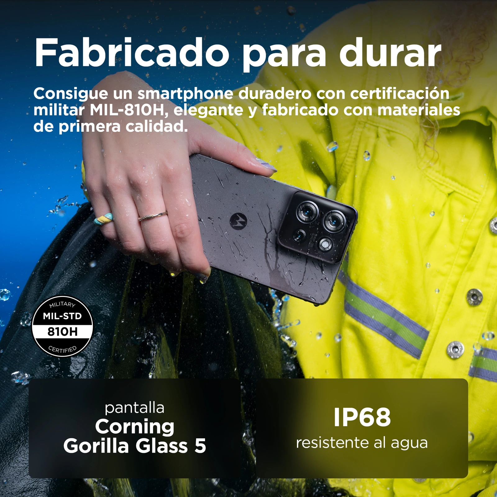 Motorola Moto G75 — Vista en Perspectiva