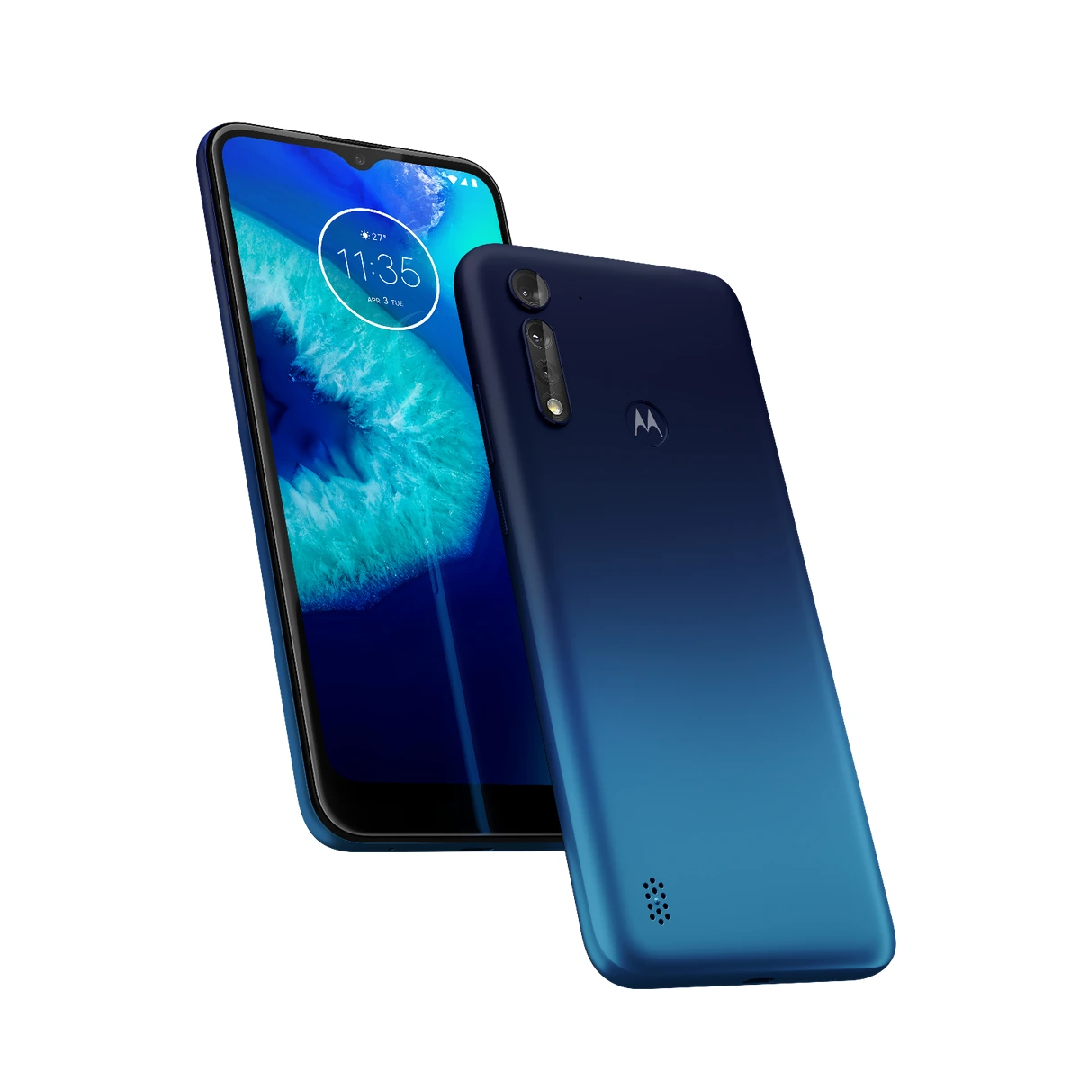 Motorola Moto G8 Power Lite — Vista en Perspectiva