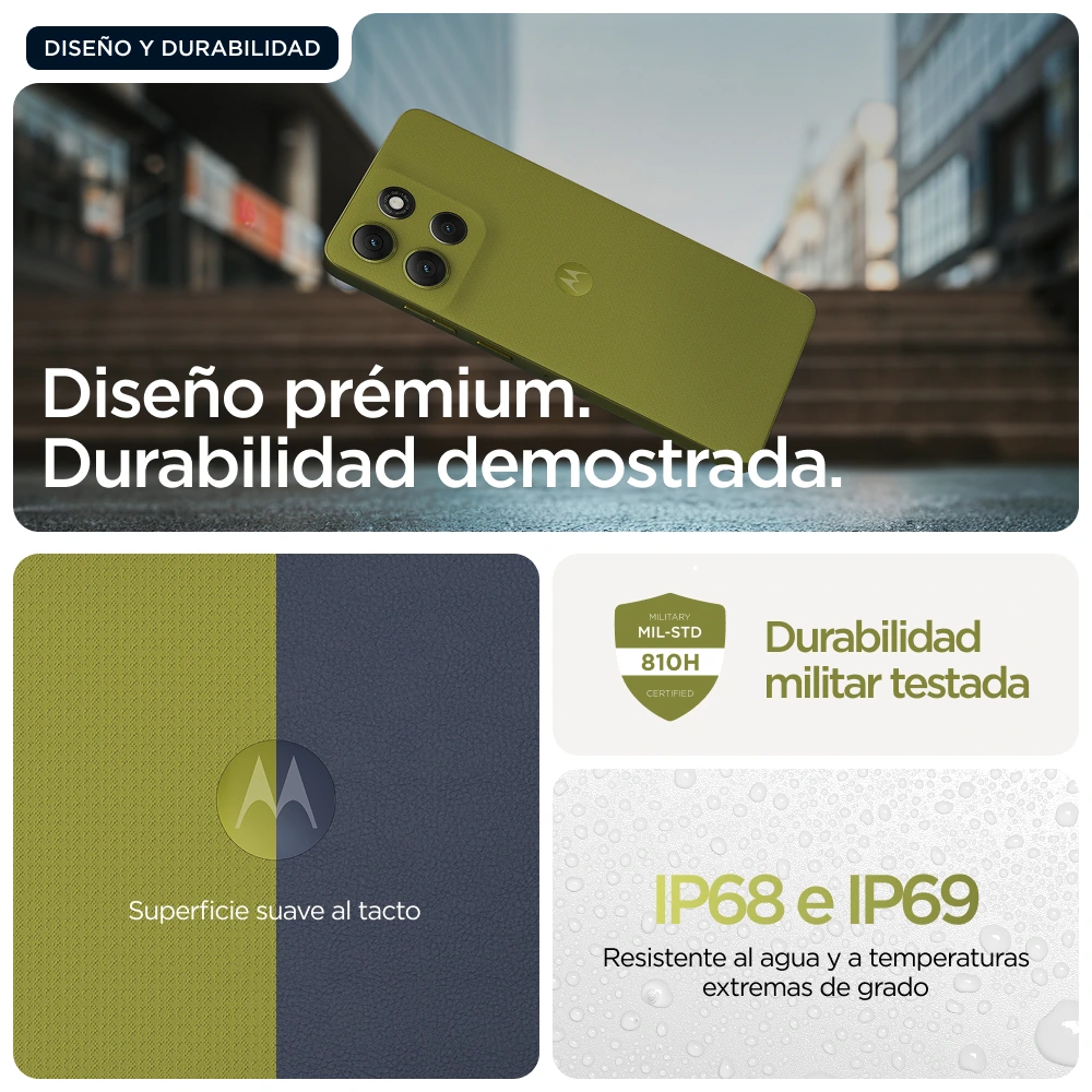 Motorola moto g86 5G — Vista en Perspectiva