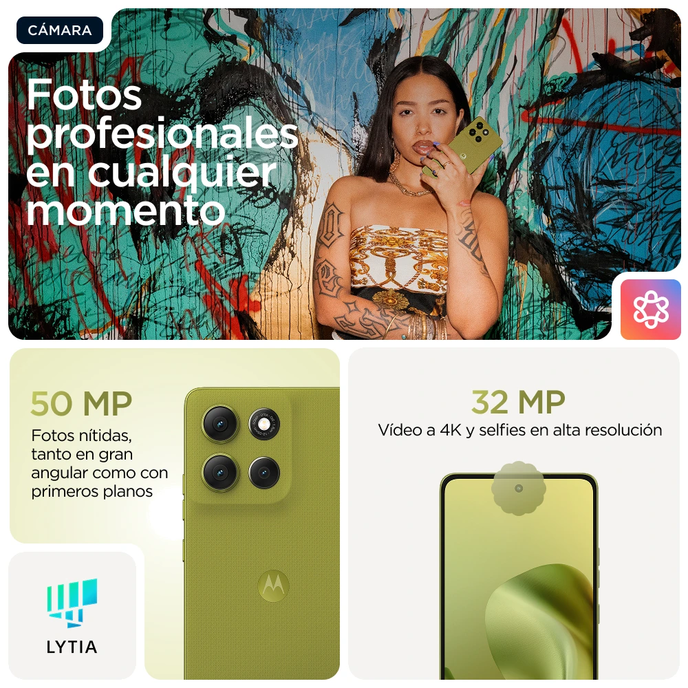 Motorola moto g86 5G — Vista en Perspectiva