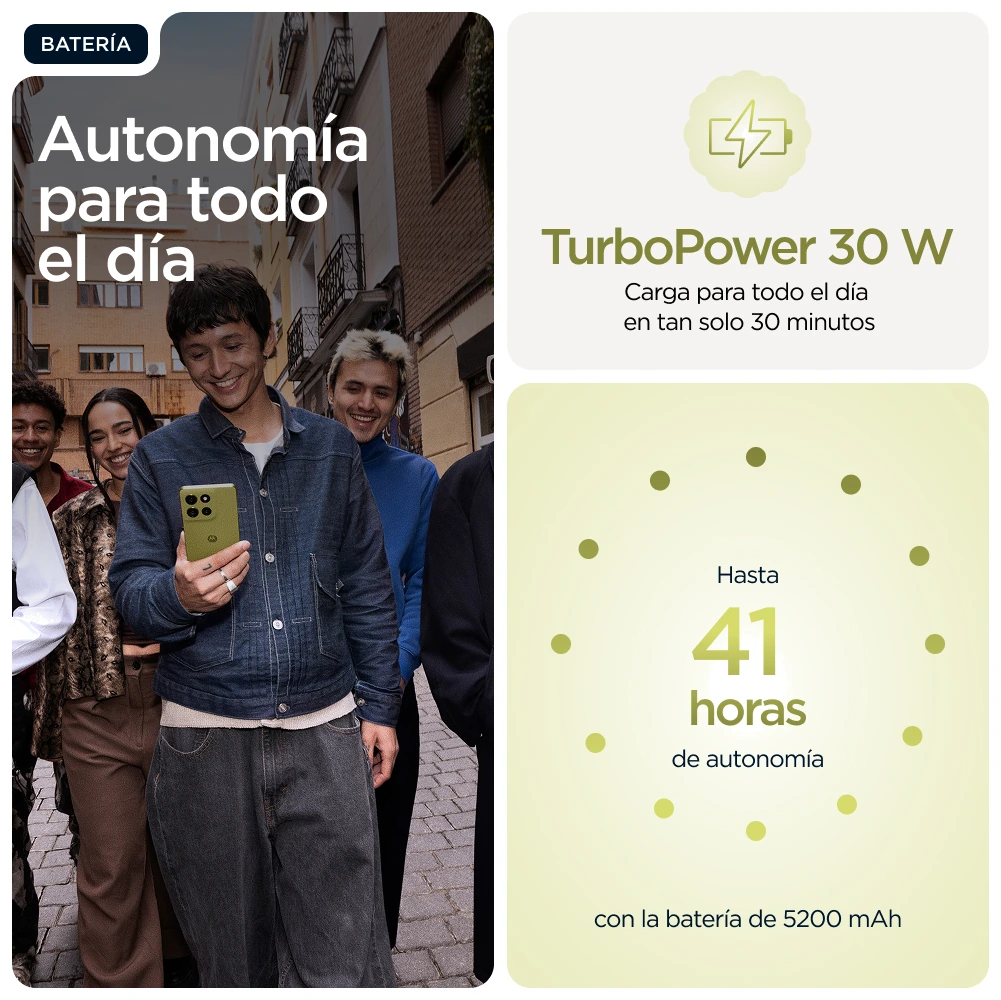 Motorola moto g86 5G — Vista en Perspectiva