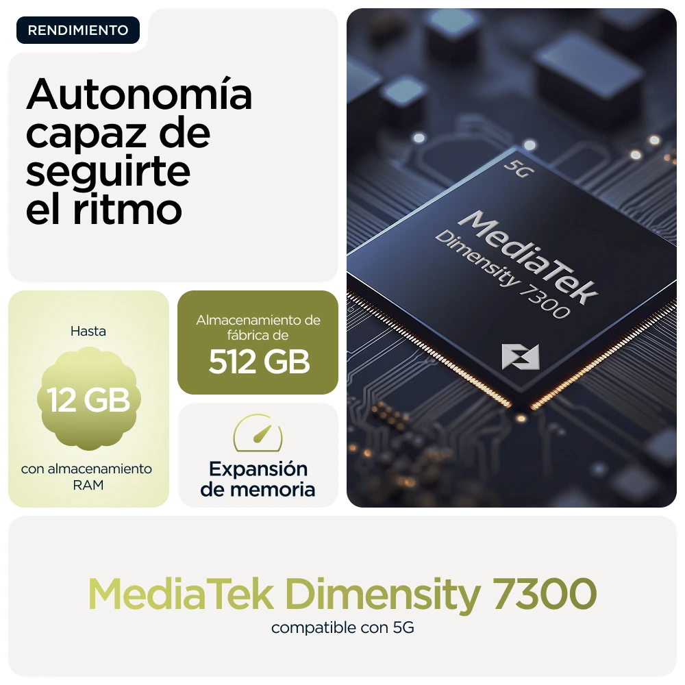 Motorola moto g86 5G — Vista en Perspectiva