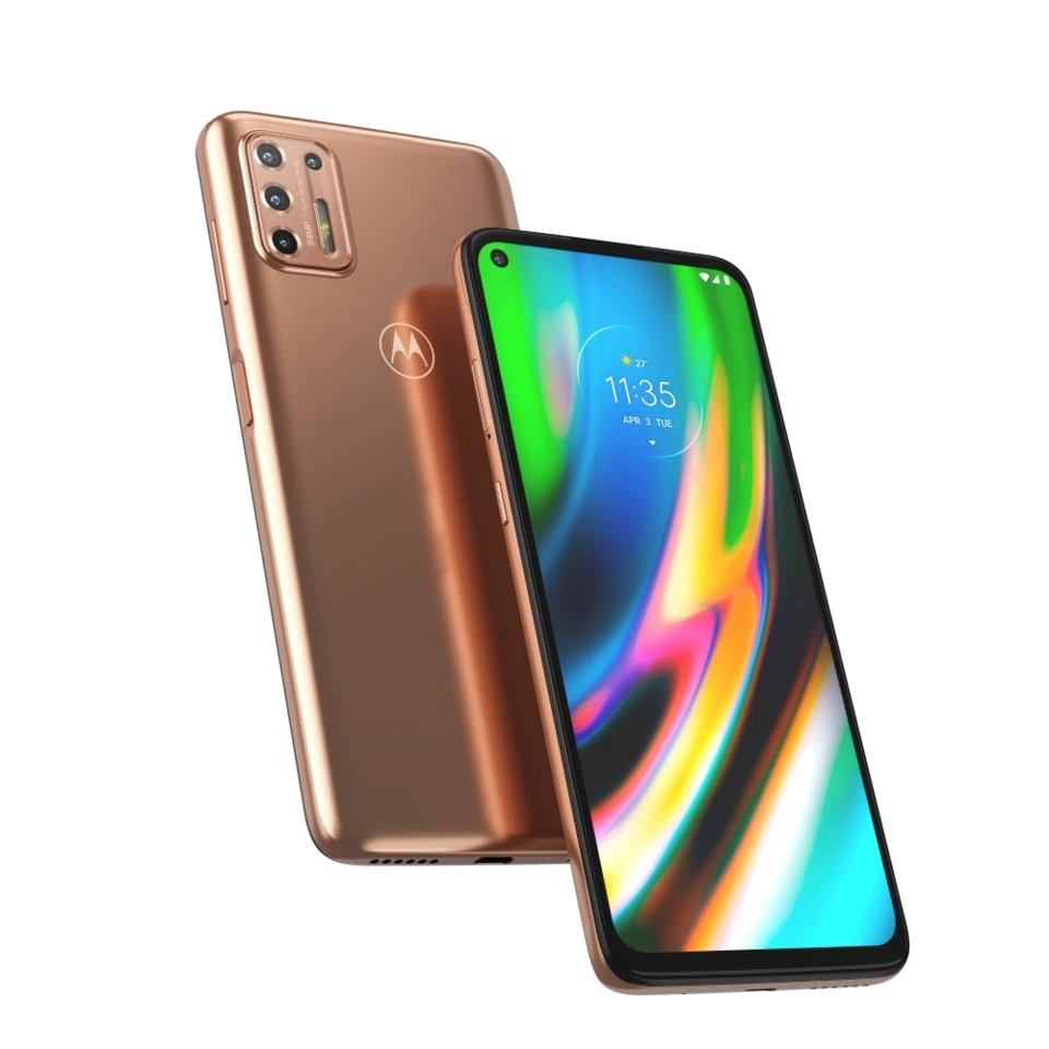 Motorola Moto G9 Plus — Perspectiva de Estudio