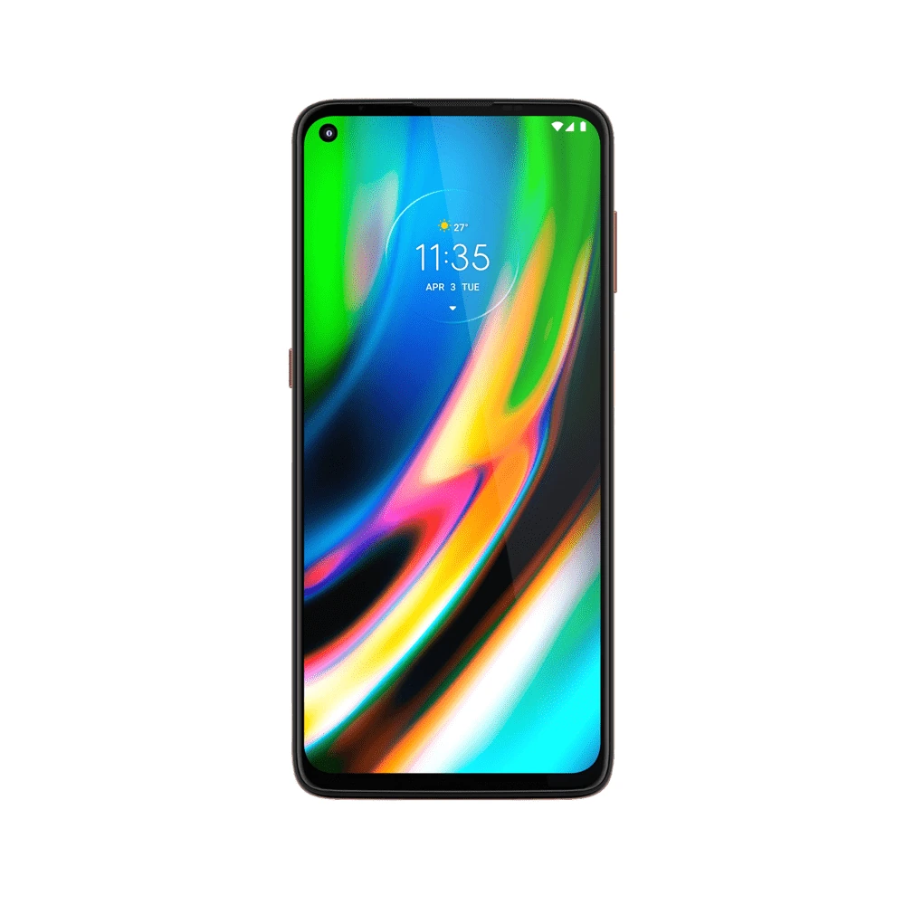 Motorola Moto G9 Plus — Vista en Perspectiva