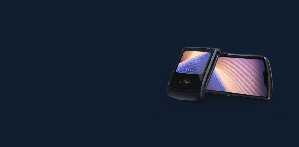 Motorola Razr 5G — Perspectiva de Estudio