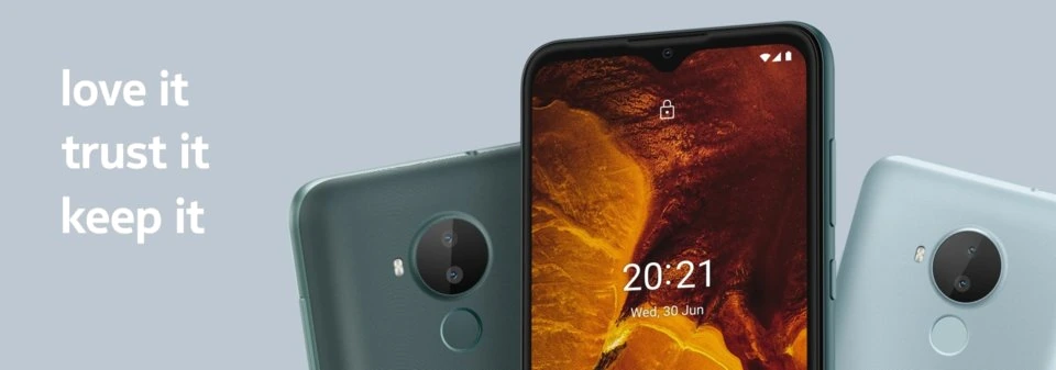 Nokia C30 — Vista Trasera Oficial