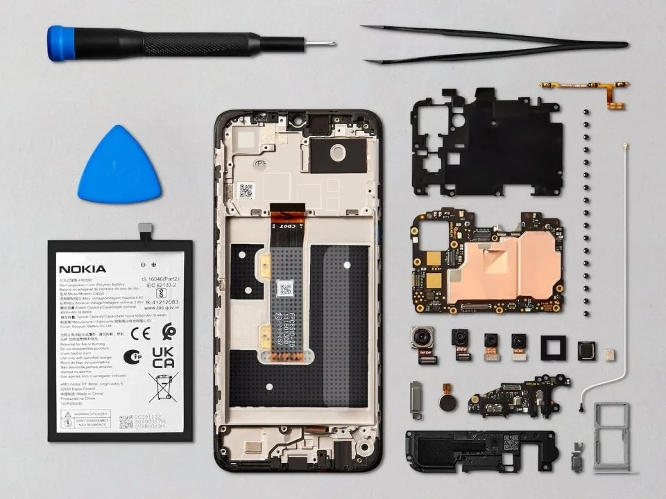 Nokia C32 — Detalle del Módulo de Cámaras