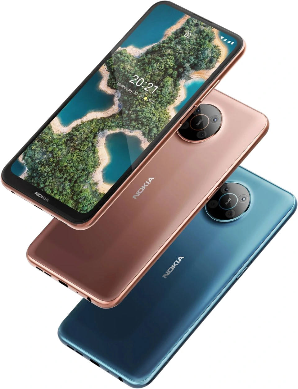 Nokia X20 — Perfil Lateral y Chasis