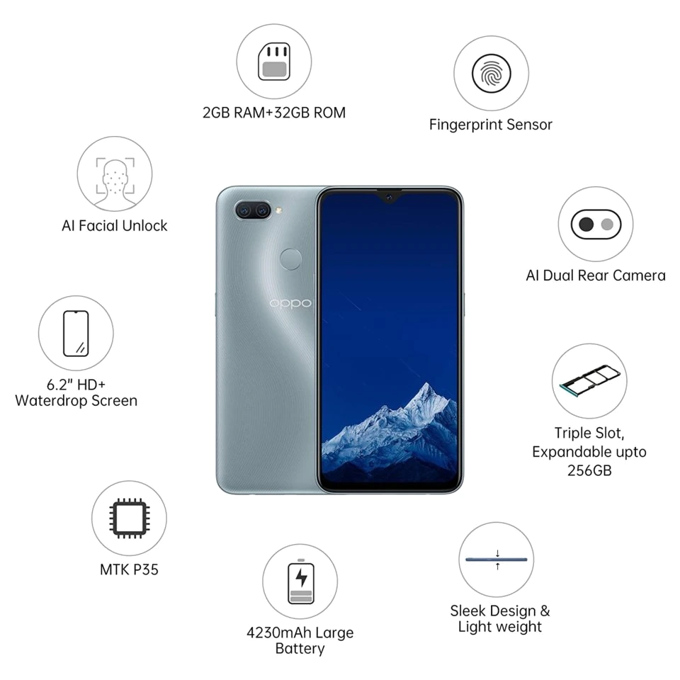 Oppo A11K — Acabado Oficial