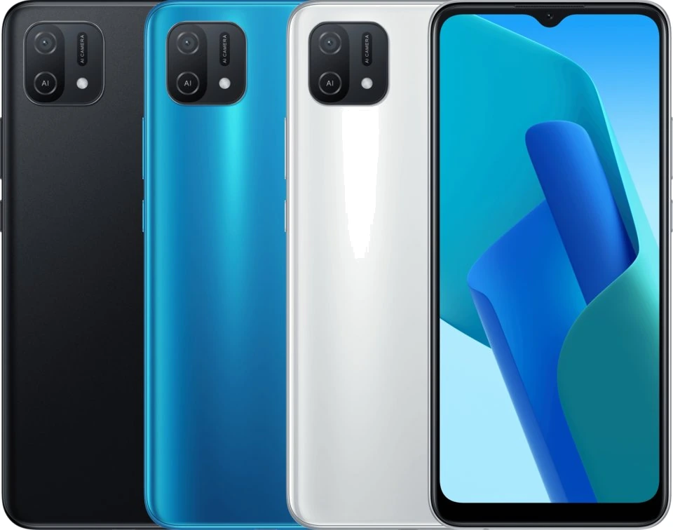 Oppo A16e — Vista Trasera Oficial