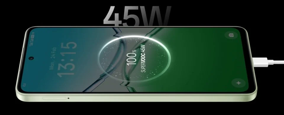 Oppo A5 Pro 4G — Perspectiva de Estudio