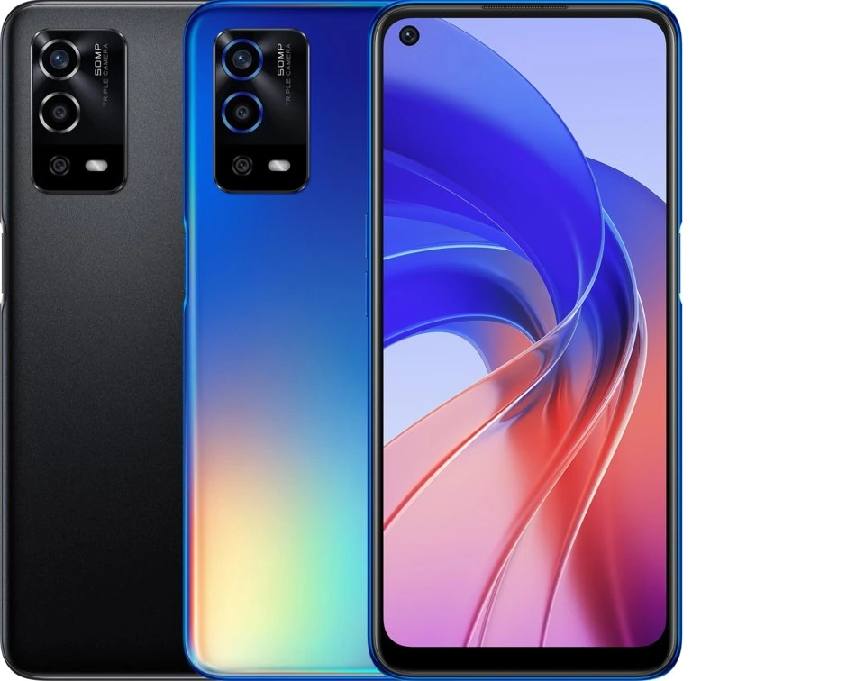 Oppo A55 4G — Vista Trasera Oficial