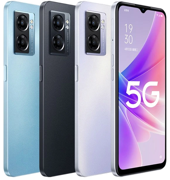 Oppo A57 5G — Vista Trasera Oficial