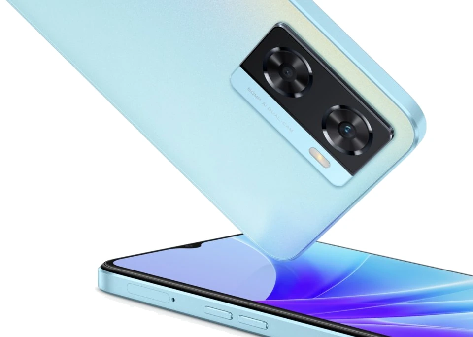 Oppo A57s — Perfil Lateral y Chasis